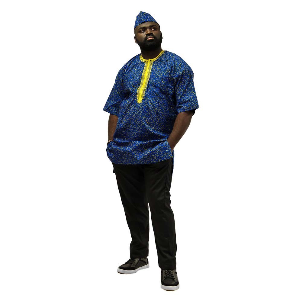 Men's 3 Piece Embroidered African Dashiki Set