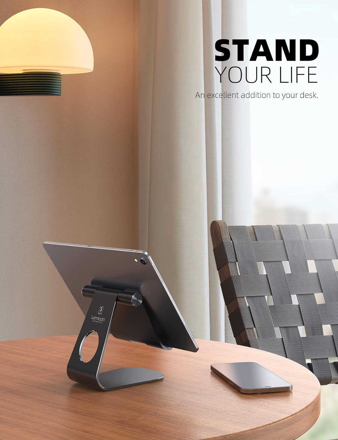 Tablet Stand Adjustable, Tablet Stand : Desktop Stands Holder Dock Compatible wi