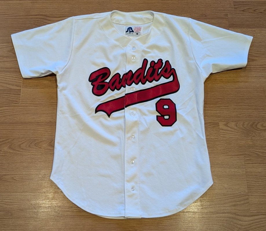 Sports Belle Inc Baseball BANDITS 9 Shirt Jersey USA - M