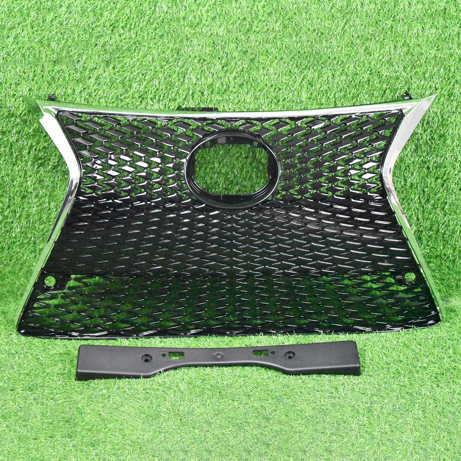 For 2014-2016 Lexus IS200t IS250 IS350 F Sport Front Bumper Grille w/Chrome Trim