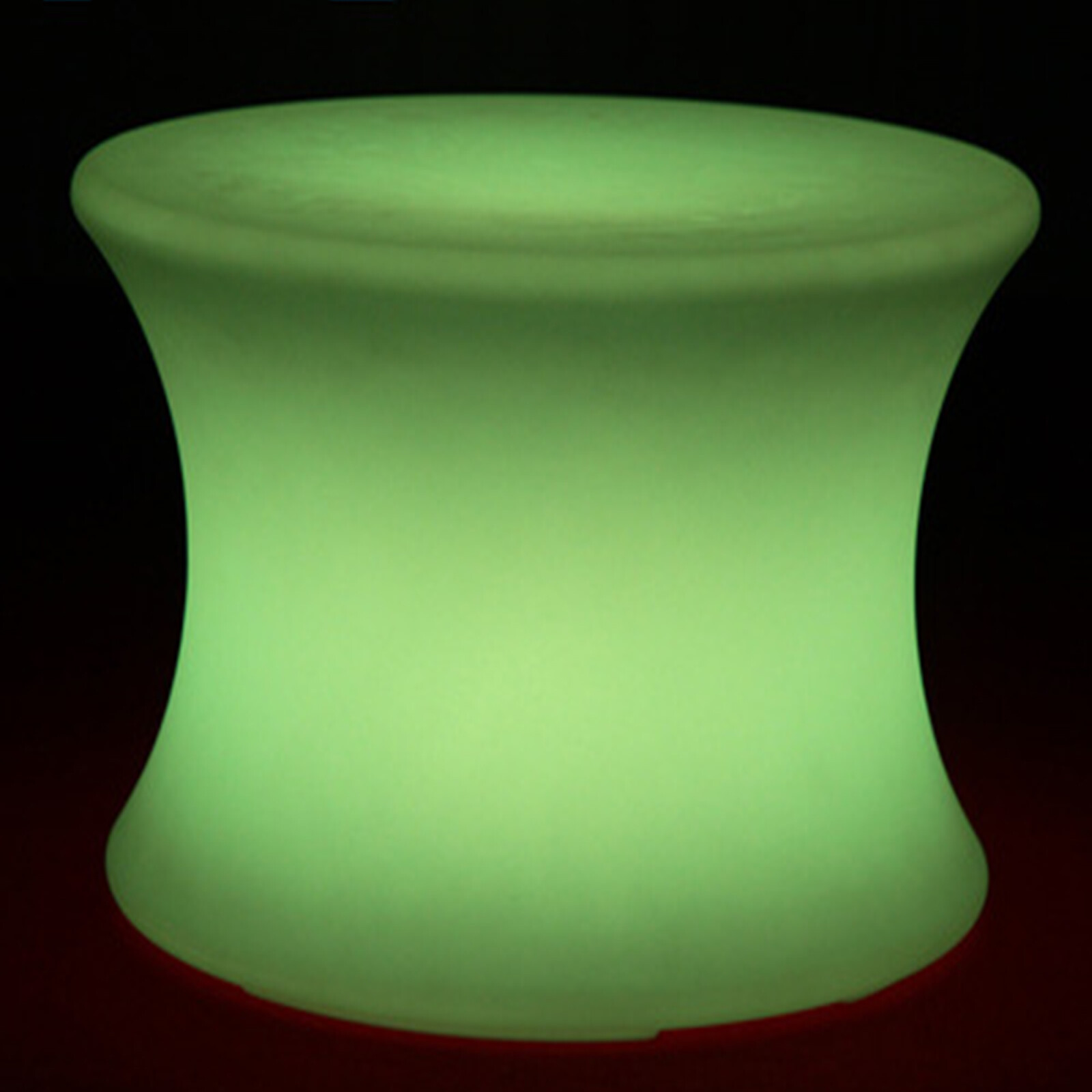 16.5" Rechargeable LED Color Changing Stool with Remote - Waterproof Design