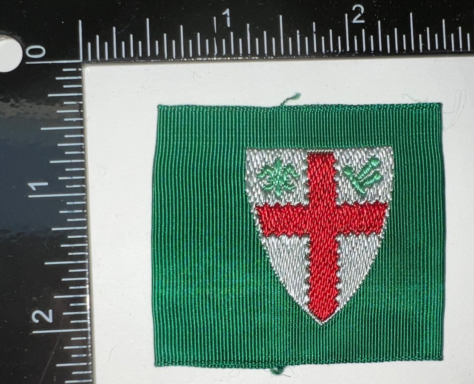 Cold War US Army 118th Medical Bn German Made DI Leadership Loop Patch