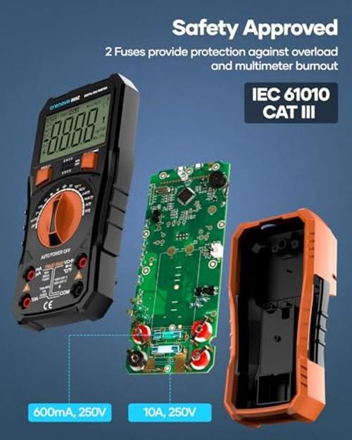 890Z Digital Multimeter 6000-Count TRMS 1000VDC/750VAC Auto-Ranging |