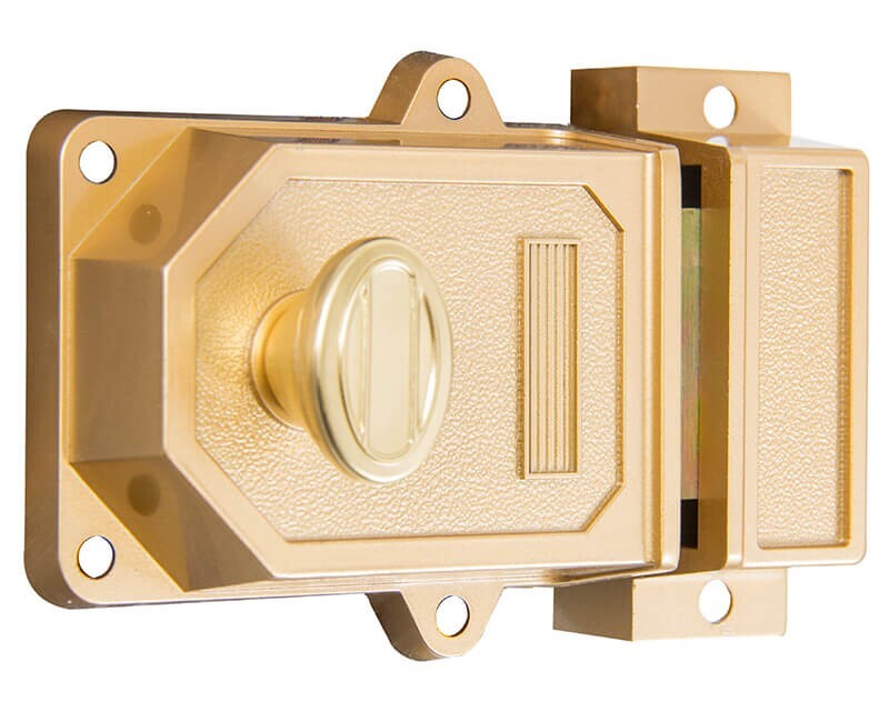 Single Cylinder Massive Surface Bolt Rim Deadlock Jumbo with Square Deadbolt