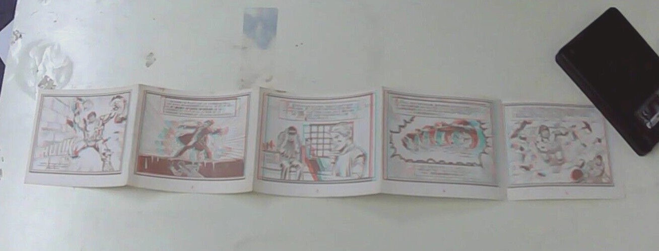 Hardees 3D Marvel Mini-Comics The Incredible Hulk 1983