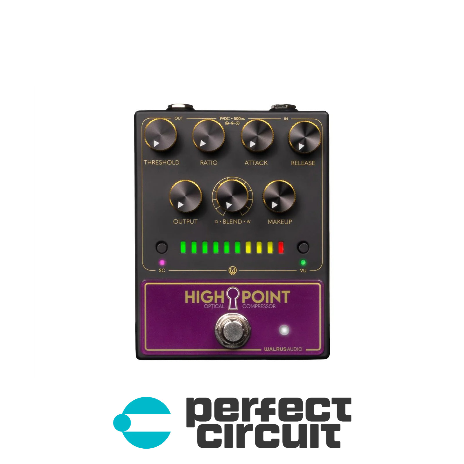 Walrus Audio Highpoint Optical Compressor Pedal EFFECTS NEW - PERFECT CIRCUIT