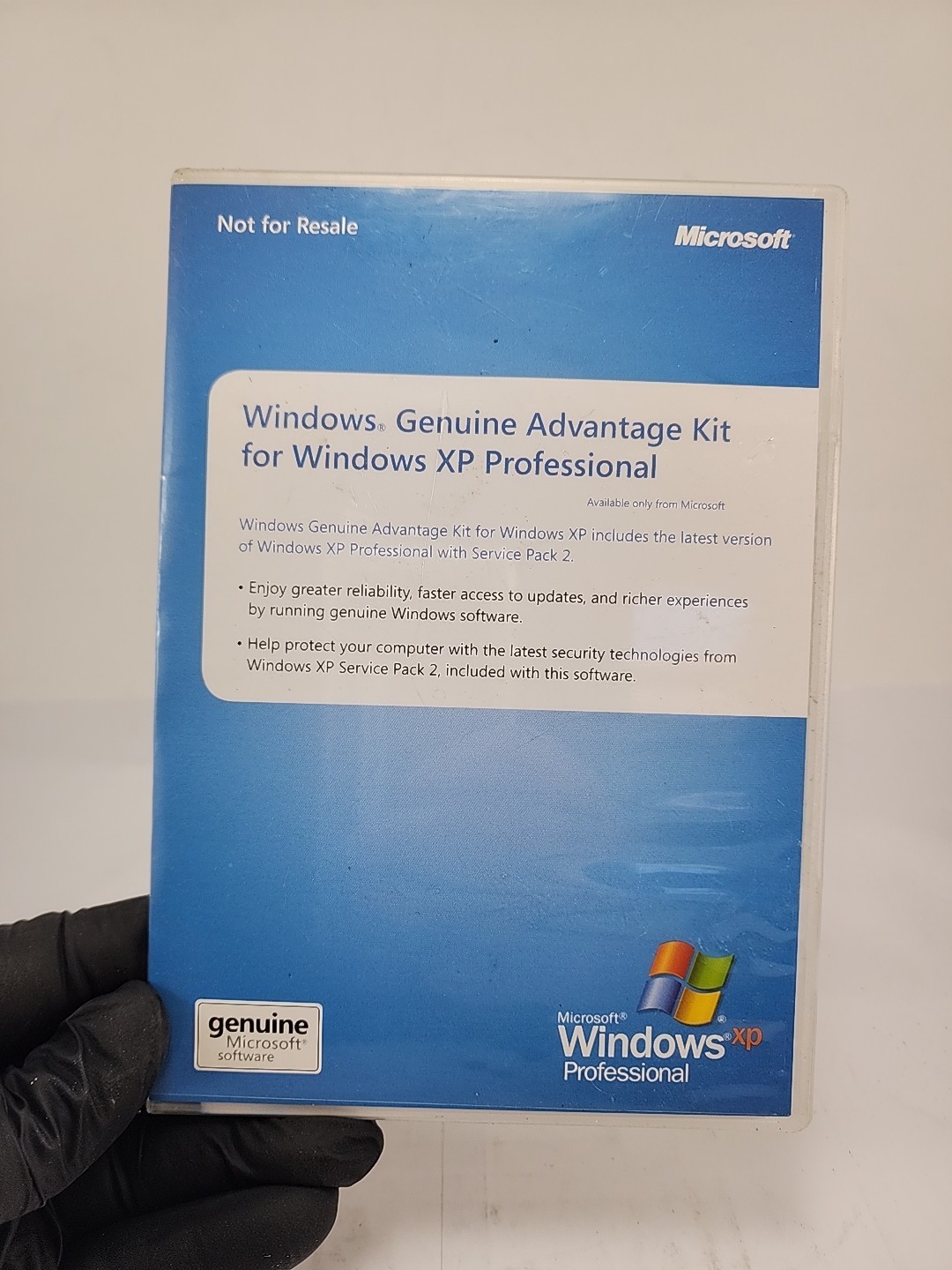 Microsoft Windows XP Genuine Advantage Kit for Professional with key