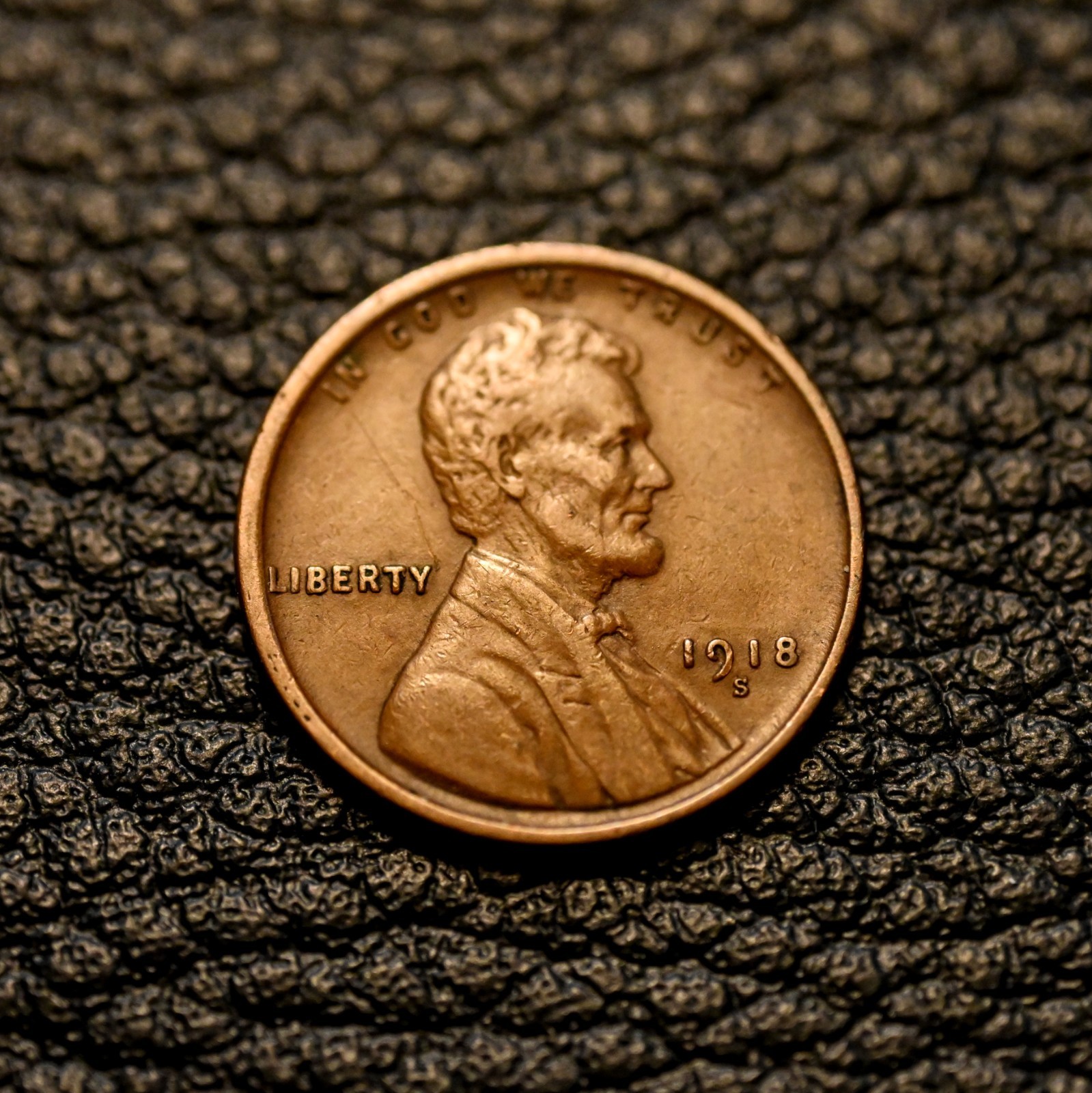 (ITM-7912) 1918-S Lincoln Wheat Cent ~ AU Condition ~ COMBINED SHIPPING!