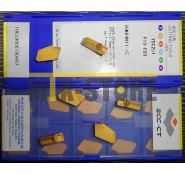 10pcs/box Brand New In Box Zhuzhou CNC cutter ZQMX4N11-1E YBC251 *hh
