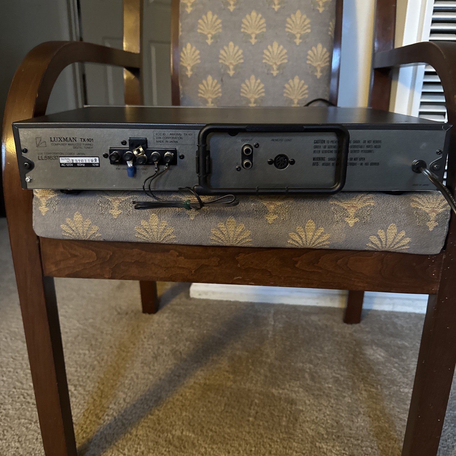 Vintage Luxman TX-101 Computer Analyzed Tuning Digital Tuner