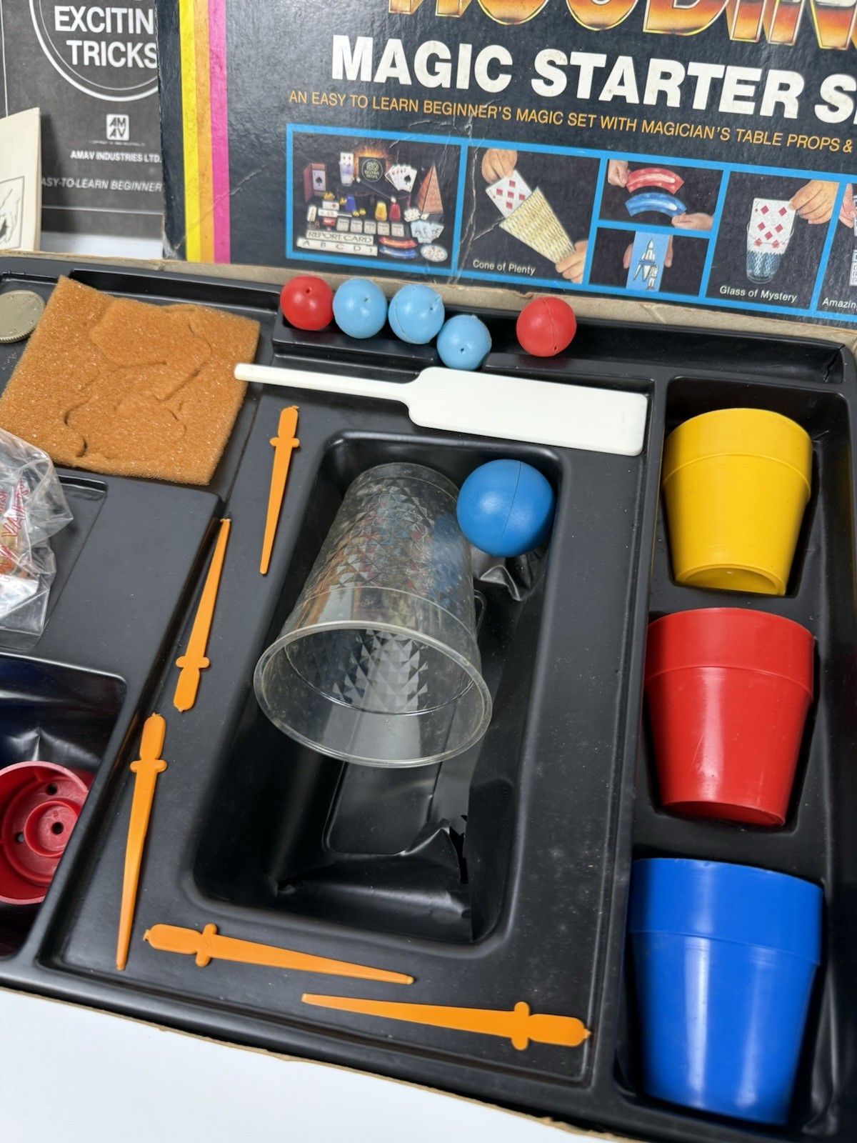 The Great Houdini Magic Starter Set AMAV Illusions 1987