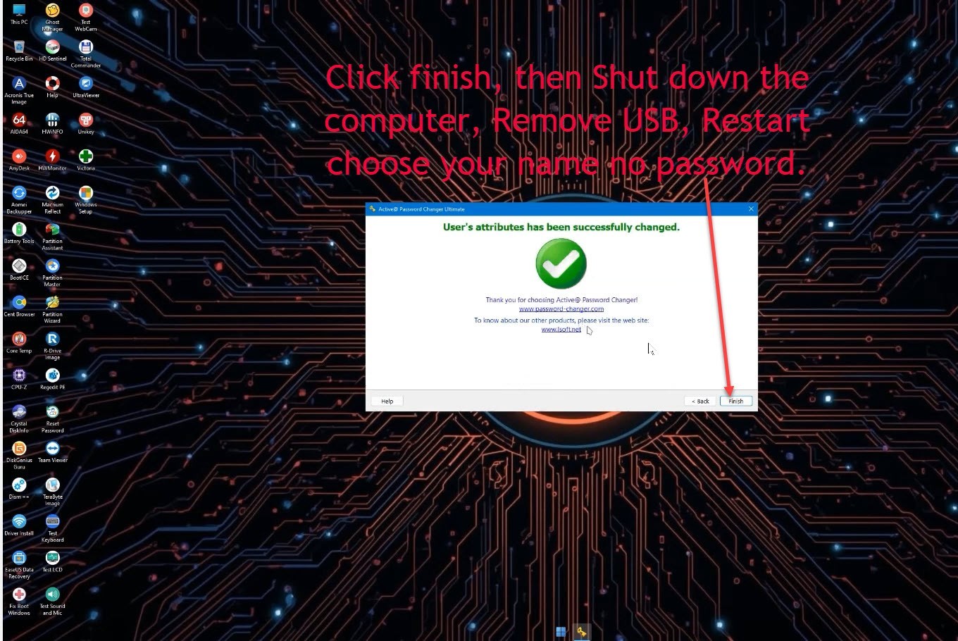 PC Repair Toolkit USB 2026 – User Account Tools
