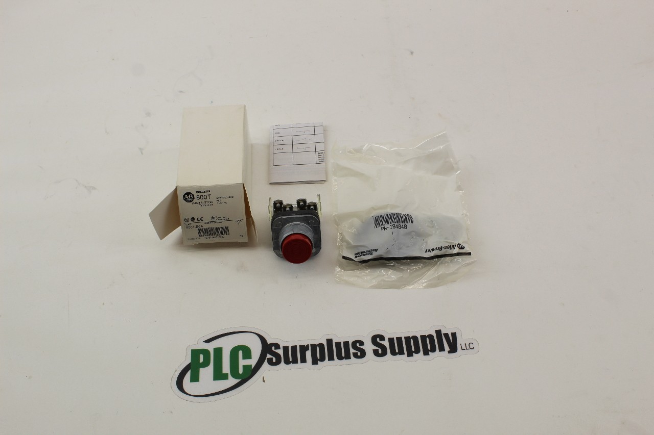 Allen Bradley 800T-B6A SER T Red Push Button New in Box
