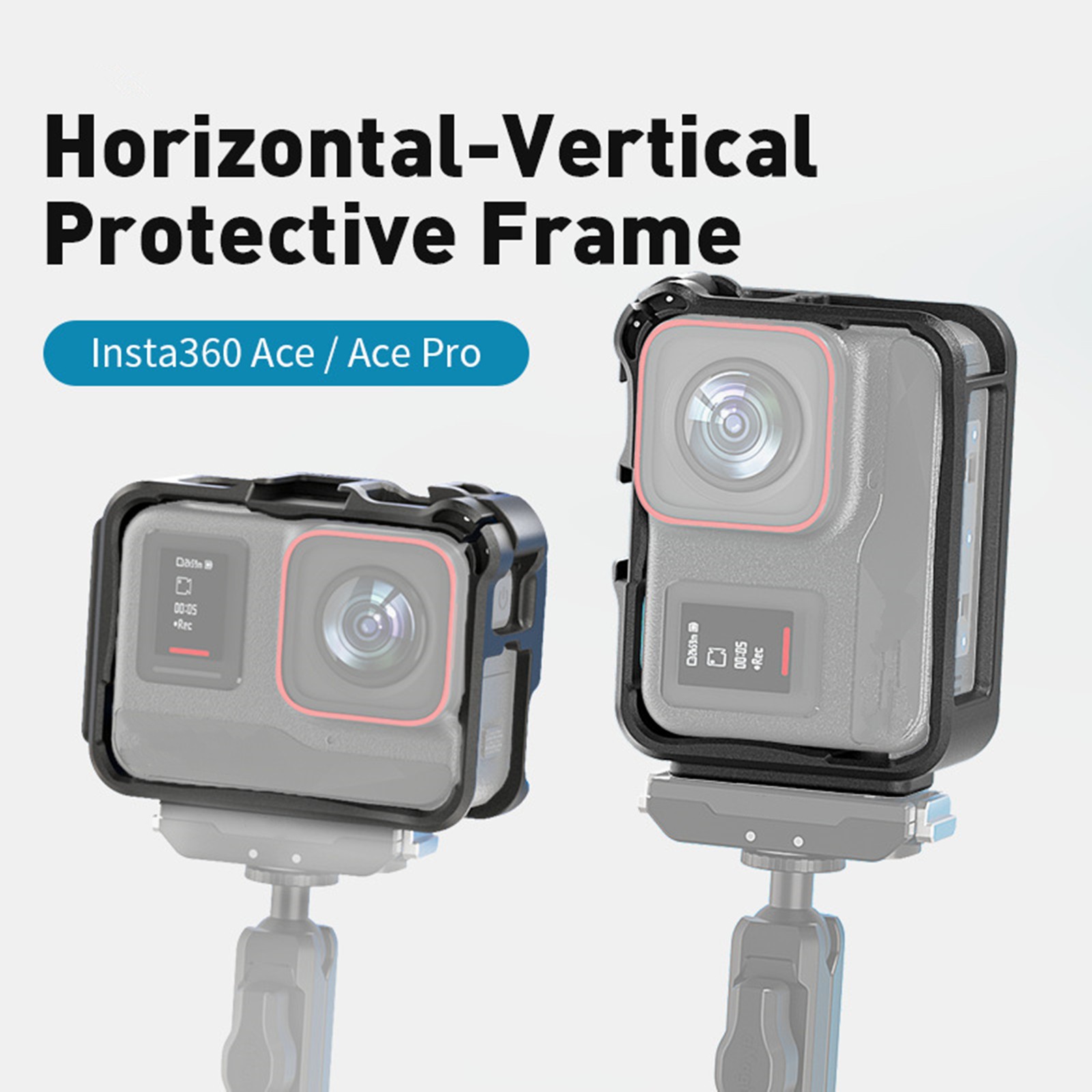 ABS Horizontal-Vertical Protective Frame For Insta360 AcePro /Ace Camera