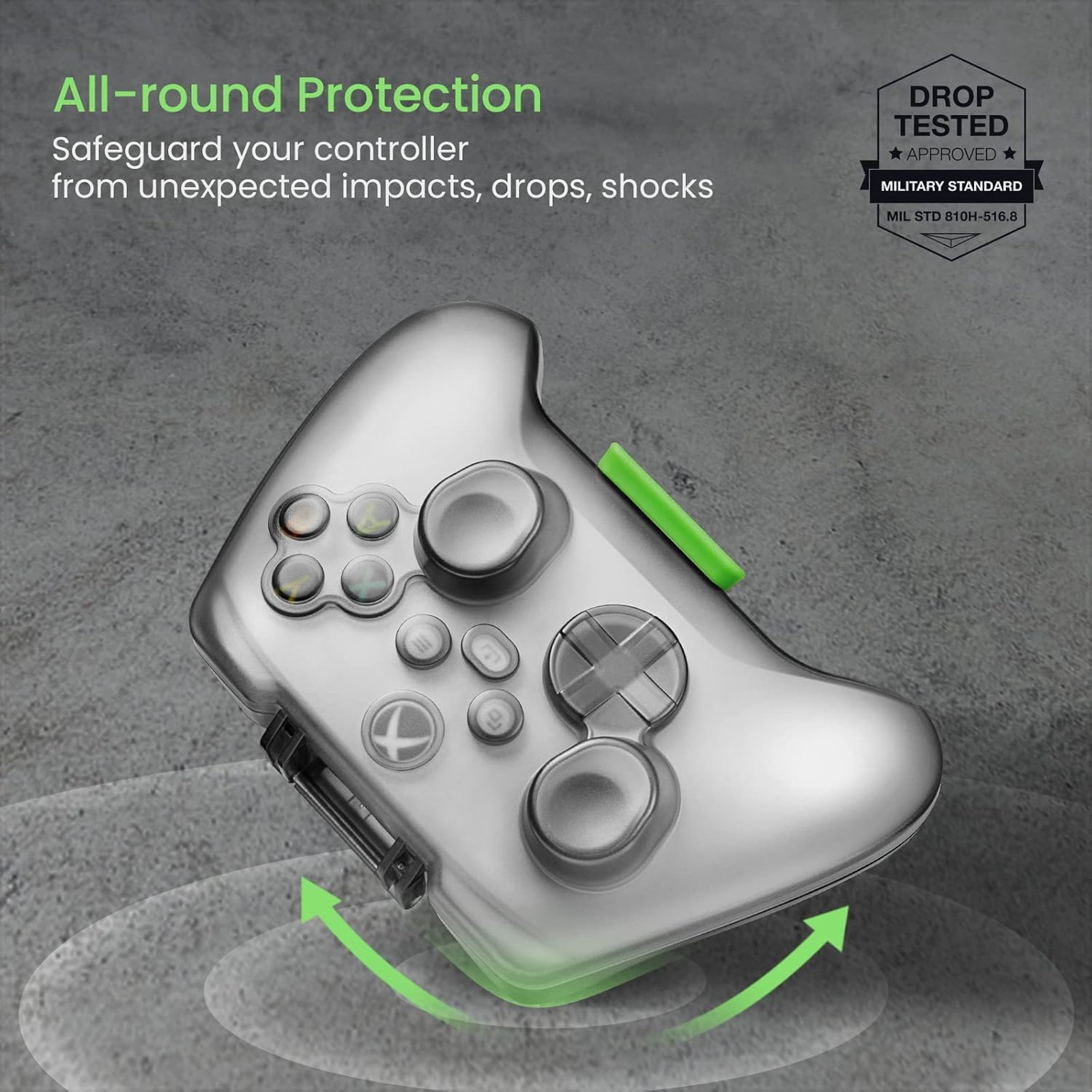 Xbox Series X S Controller Case, Hard Shell Protector, Military Grade, Travel