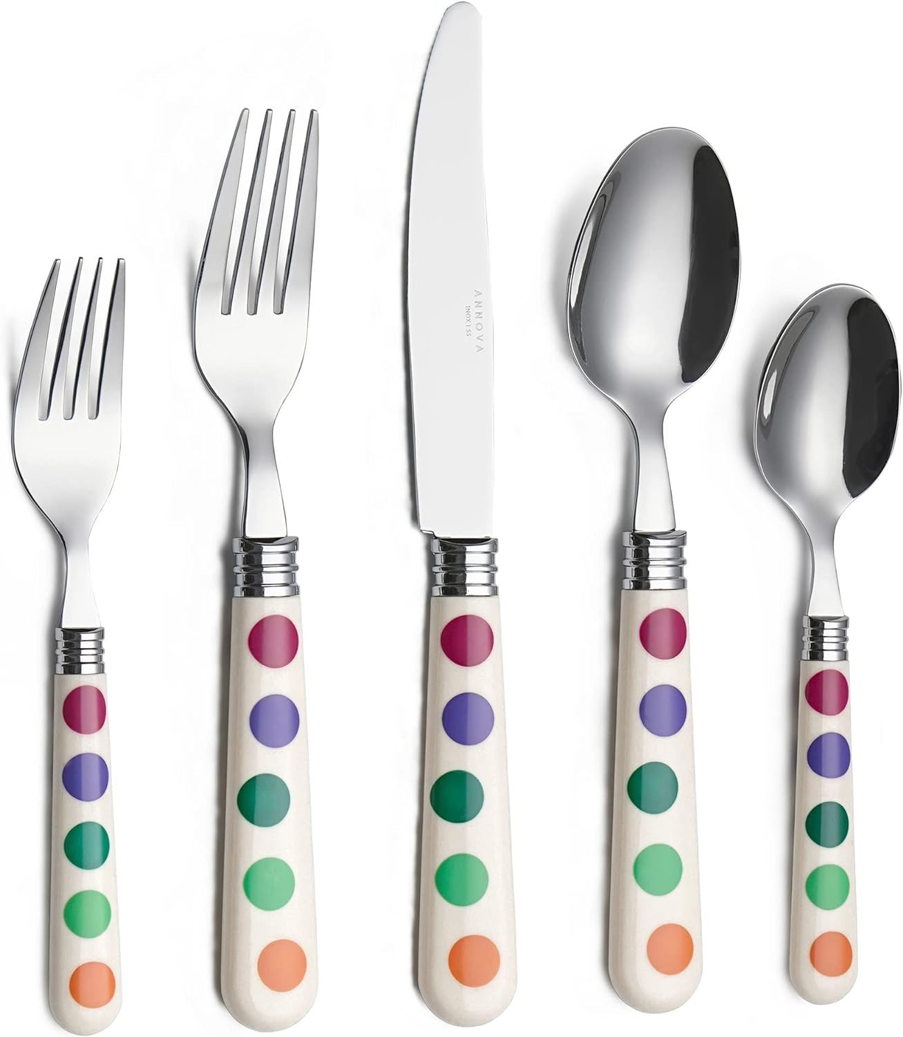 ANNOVA Rounded Flatware Set for 4