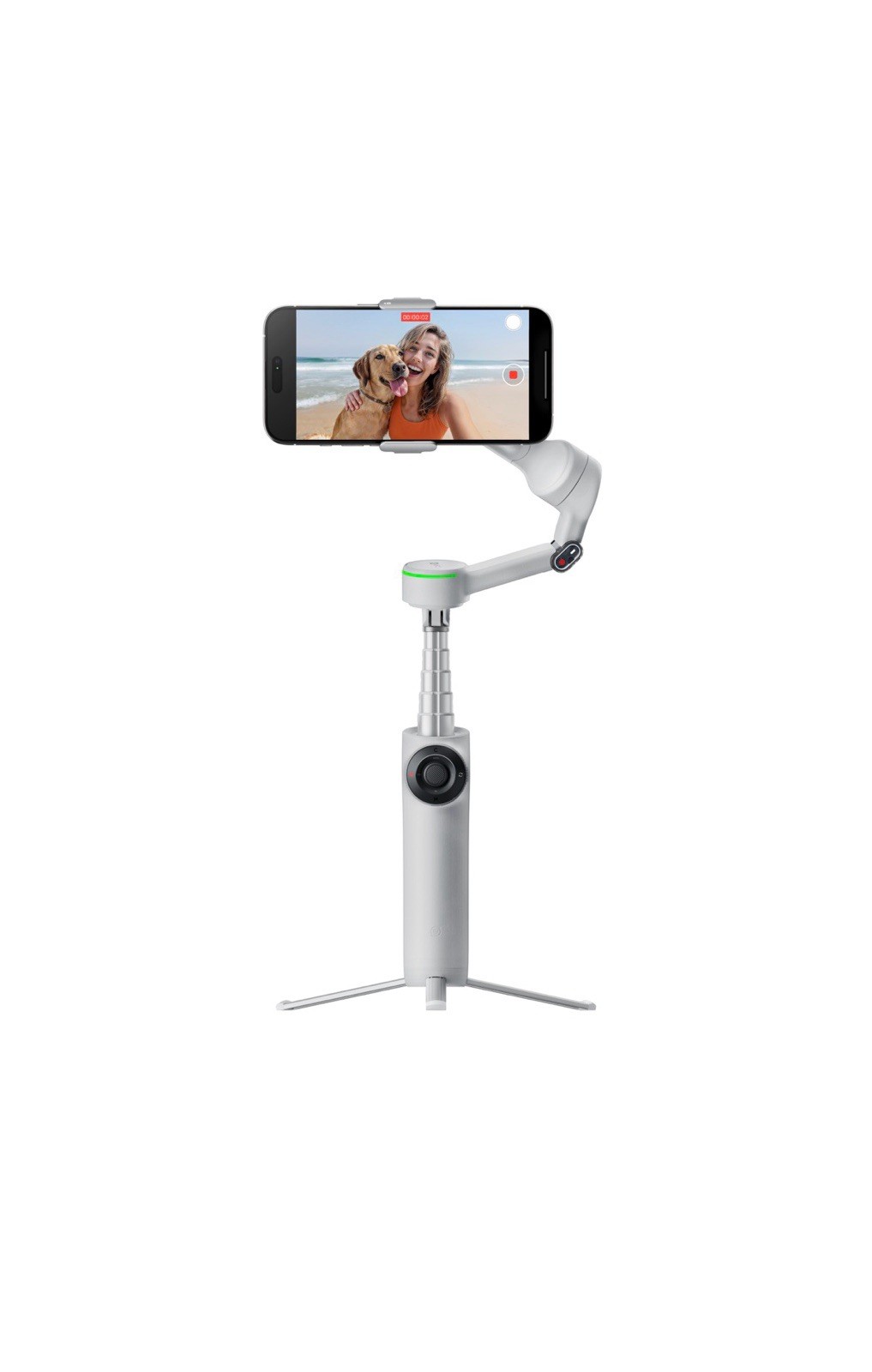 Insta360 Flow 2 Pro 3-Axis AI-Powered Smartphone Gimbal Creator Bundle - White