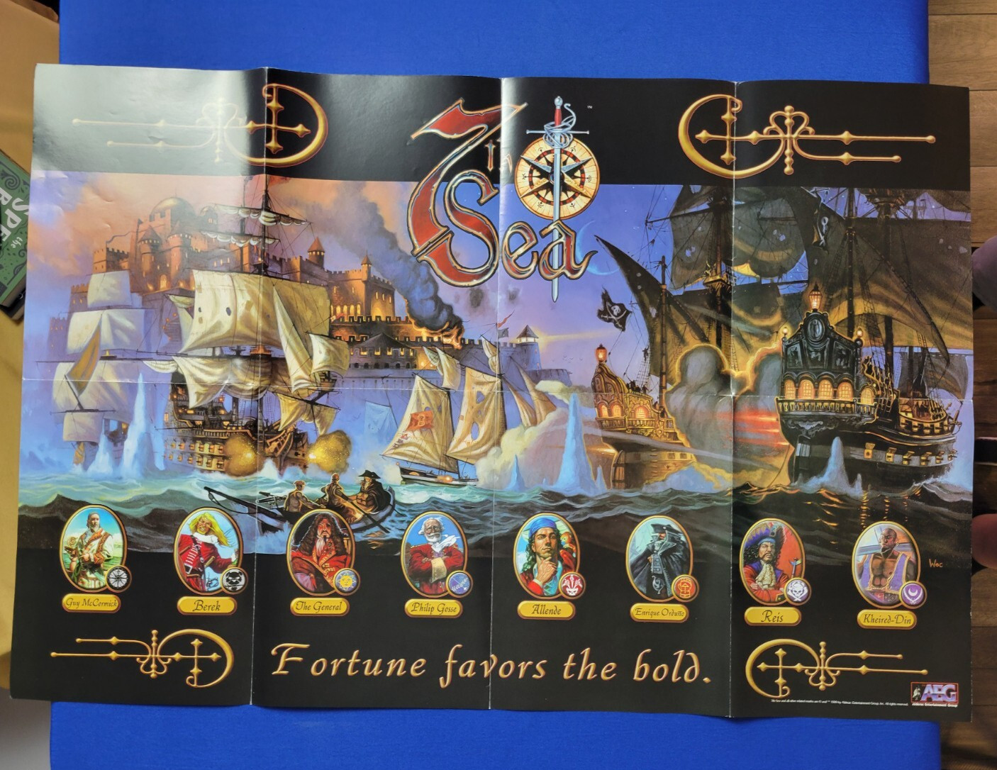AEG 7th Sea Promo Poster 36 x 24