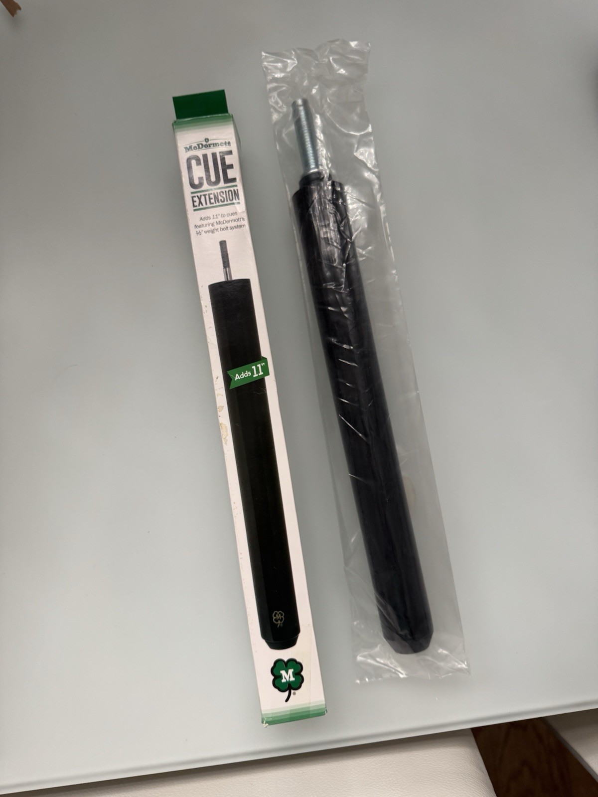 McDermott 11" Billiard Pool Cue Extension - WITH EXTRA WEIGHTS!!
