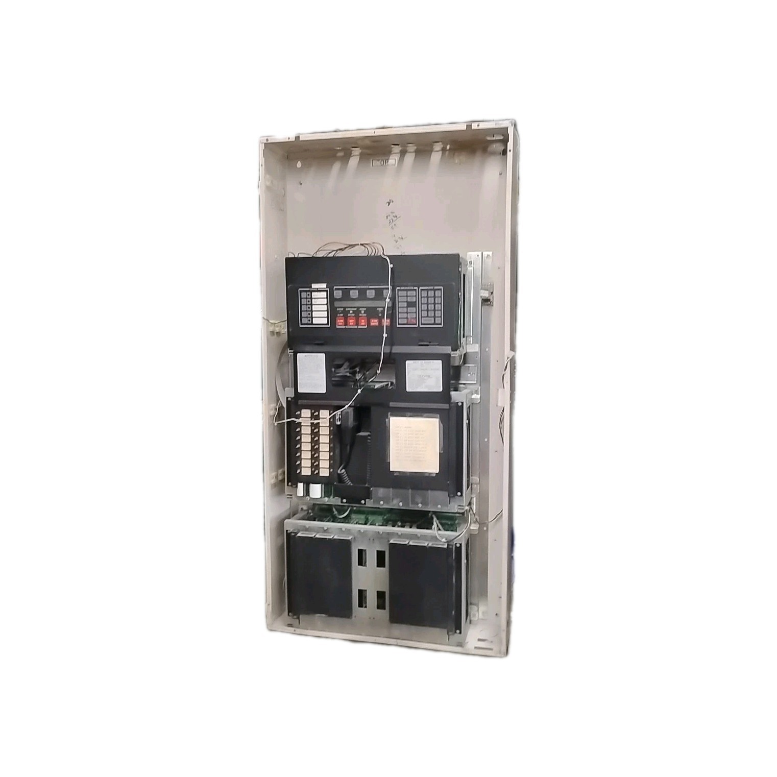 Simplex 4100-8201 TrueAlarm Fire Alarm Control Panel Cabinet Assembly TESTED