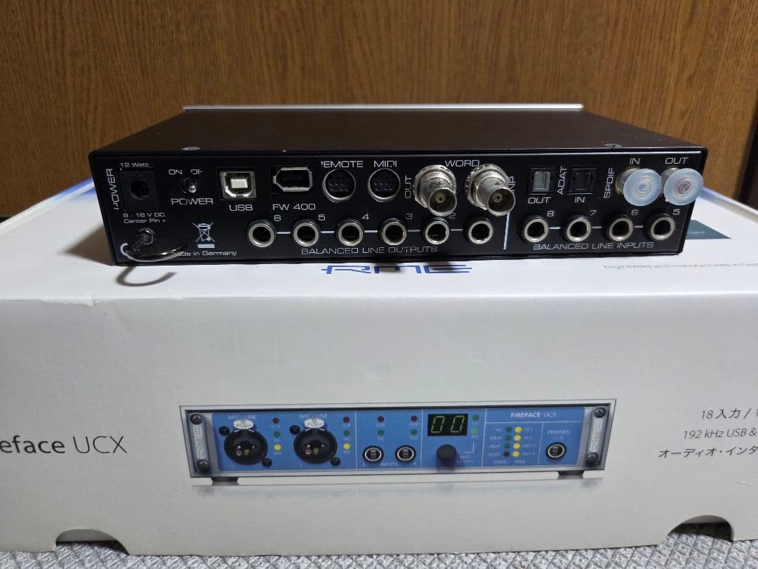 RME Fireface UCX 36-Channel USB FireWire Audio Interface Boxed Tested Excellent