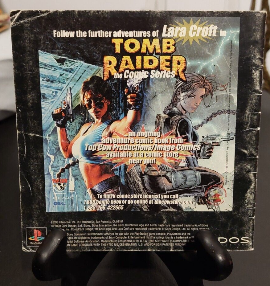 2000 PLAYSTATION ONE, TOMB RAIDER CHRONICLES. EIDOS MANUEL