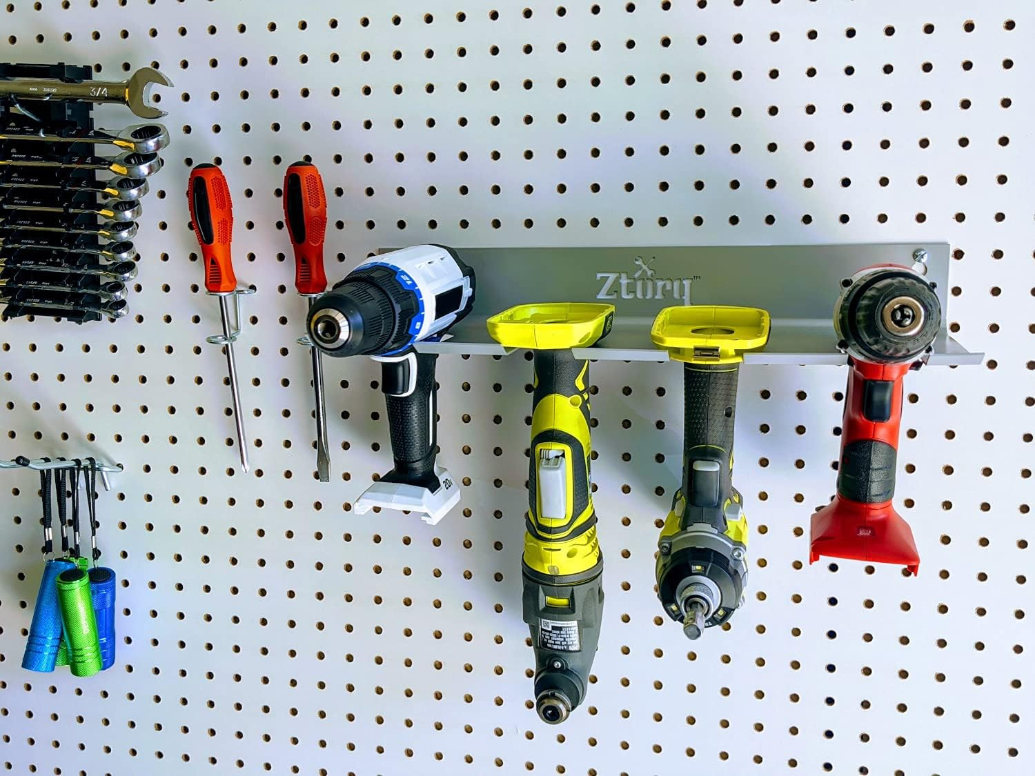 Cordless Drill Tool Organizer - Drill Holder Storage Wall Mount Rack to Optimize