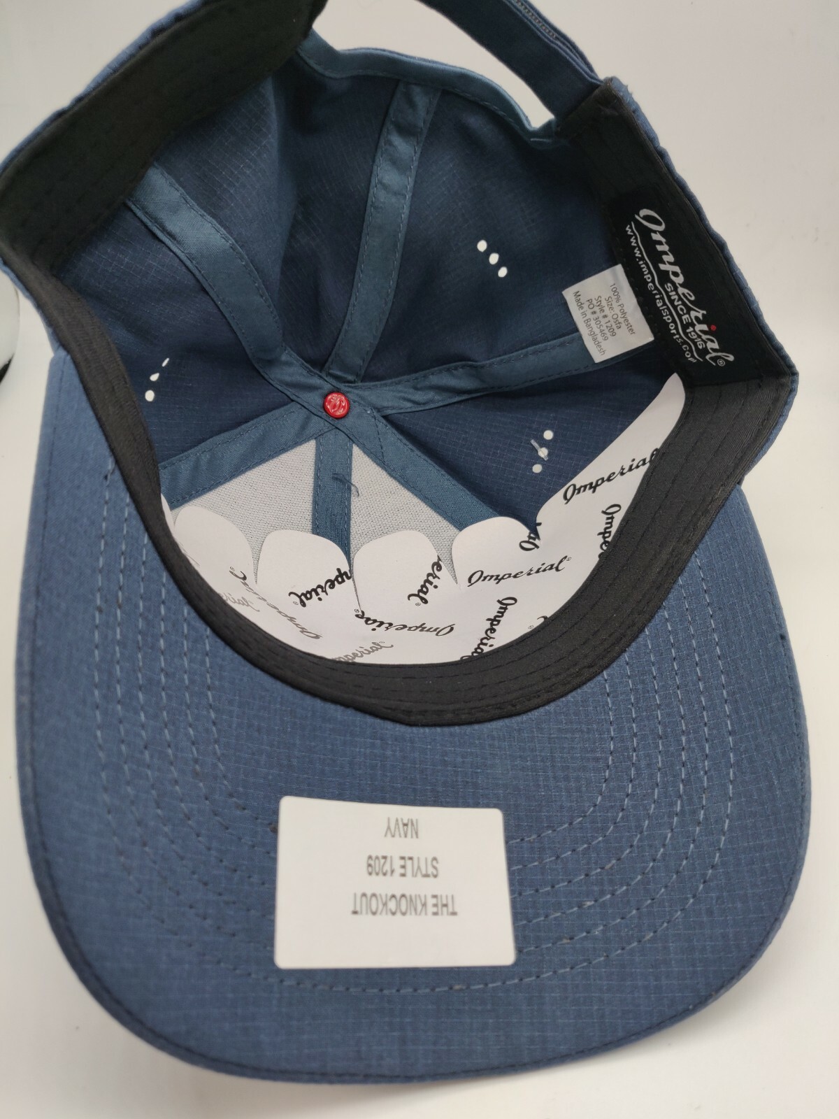 Imperial Golf Hat Navy "The Knockout" Style 1209