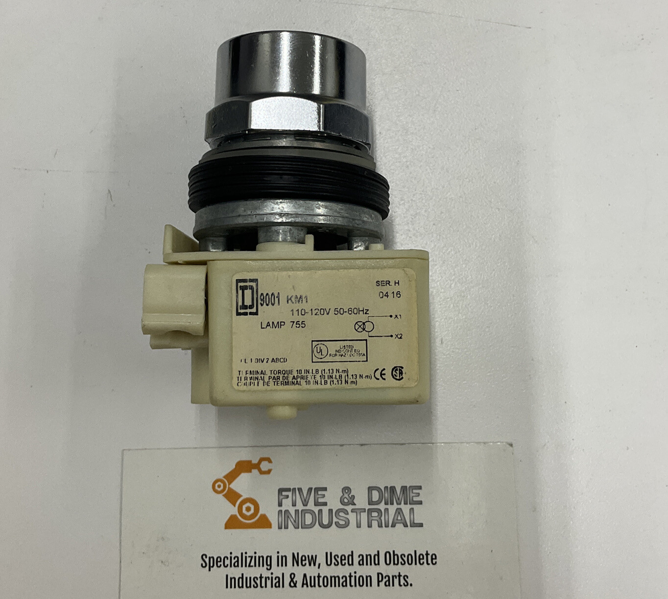 Square D 9001-KM1 Selector Switch Series H Without Knob