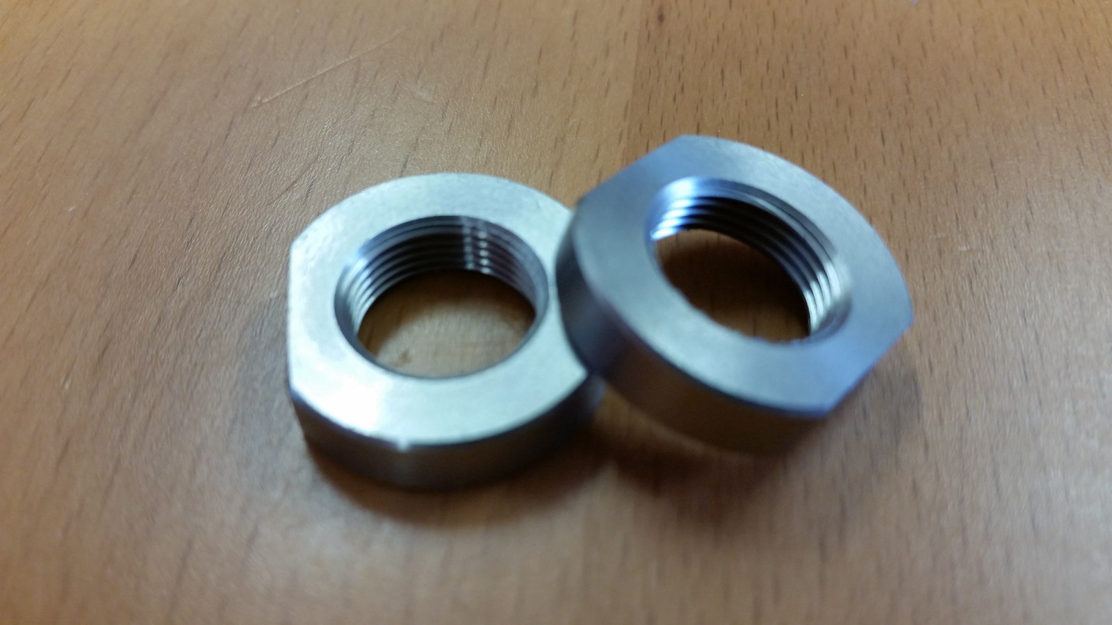 9MM 1/2x36  Stainless Steel Jam Nut  2 pack. USA Made!  #4037