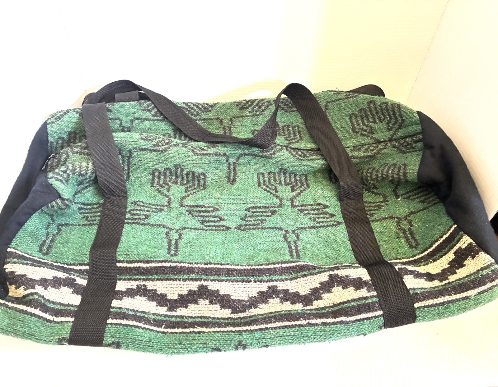 Peruvian alpaca,wool satchel, hand woven Duffle Bag