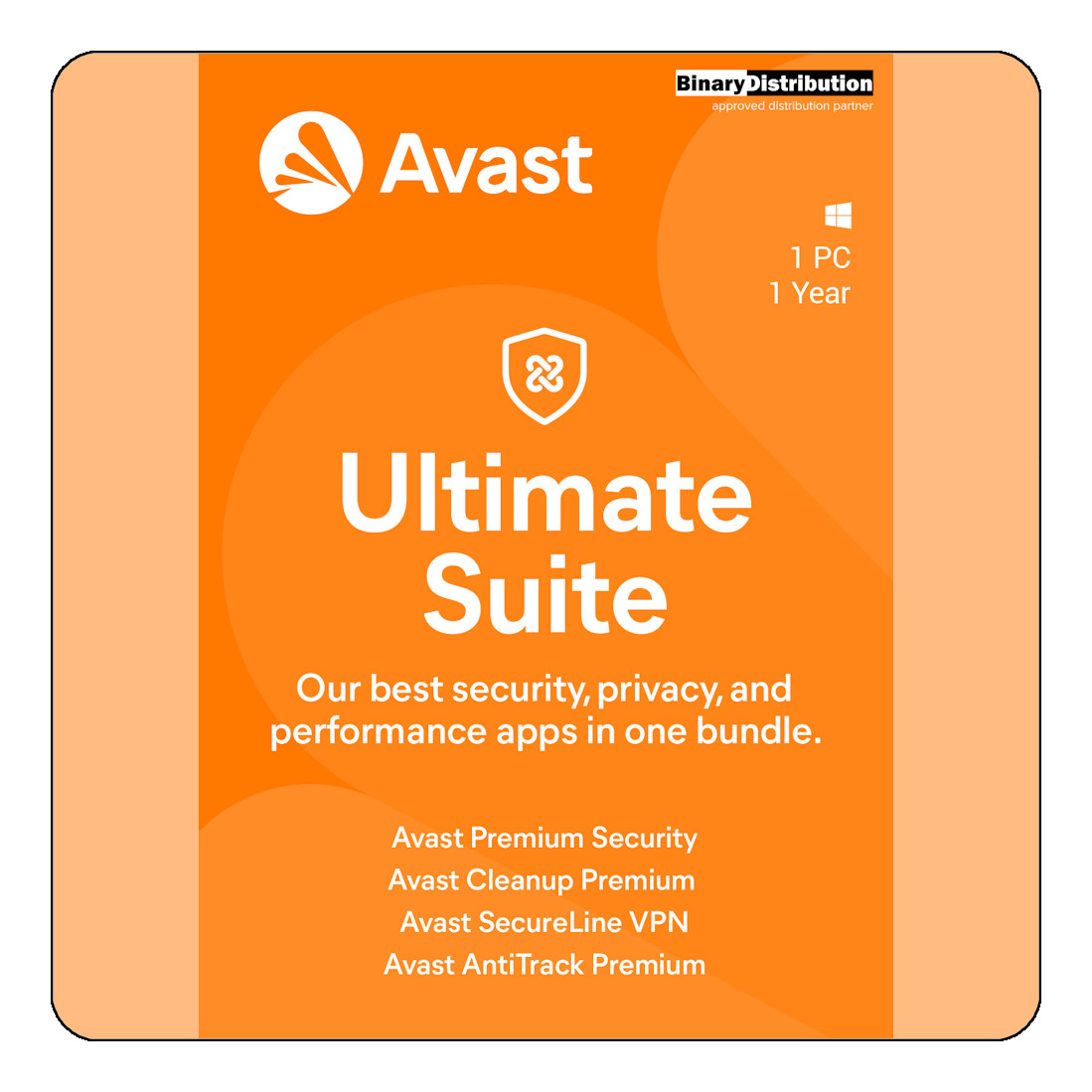 Avast Ultimate Suite 2026 - 1 PC Year - VPN, Cleanup & AntiTrack [Download]