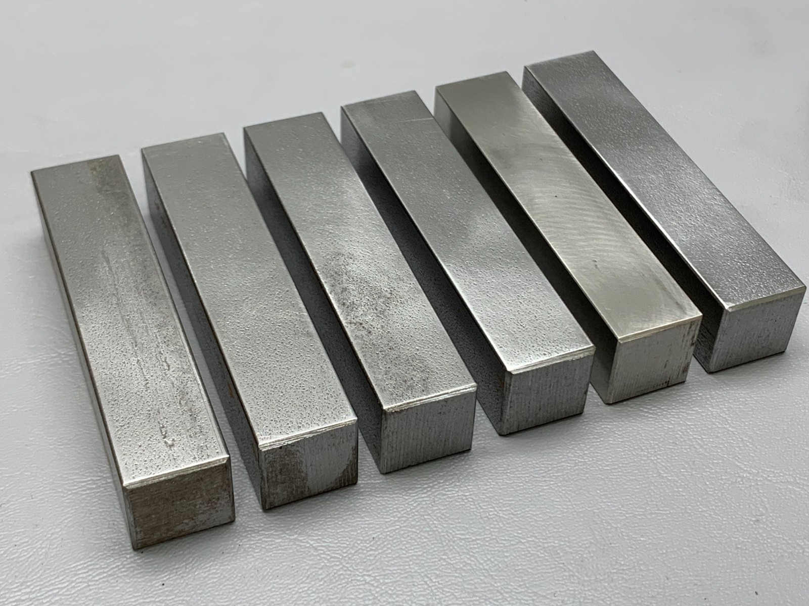 Lot 6 - 5/8" Steel Hardy Shank 3" Long CR1018 Cold Rolled Steel 1018 .625 Square
