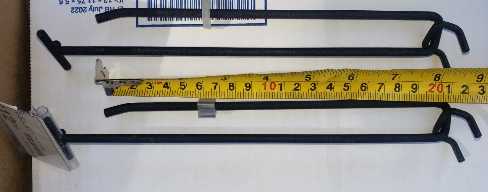 8" Retail Display Peg Hook 100 Pieces