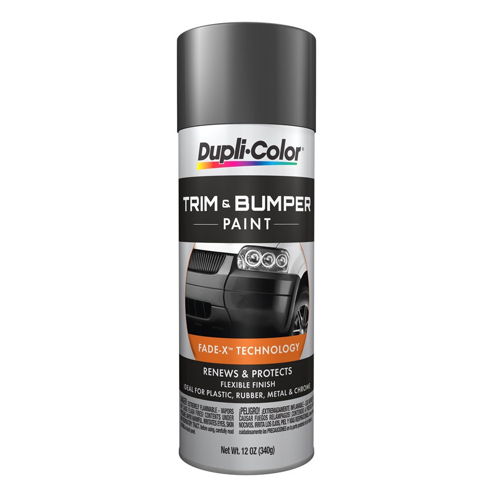 Duplicolor TB102, Auto Trim & Bumper Paint, Dark Charcoal, 11 oz Aerosol