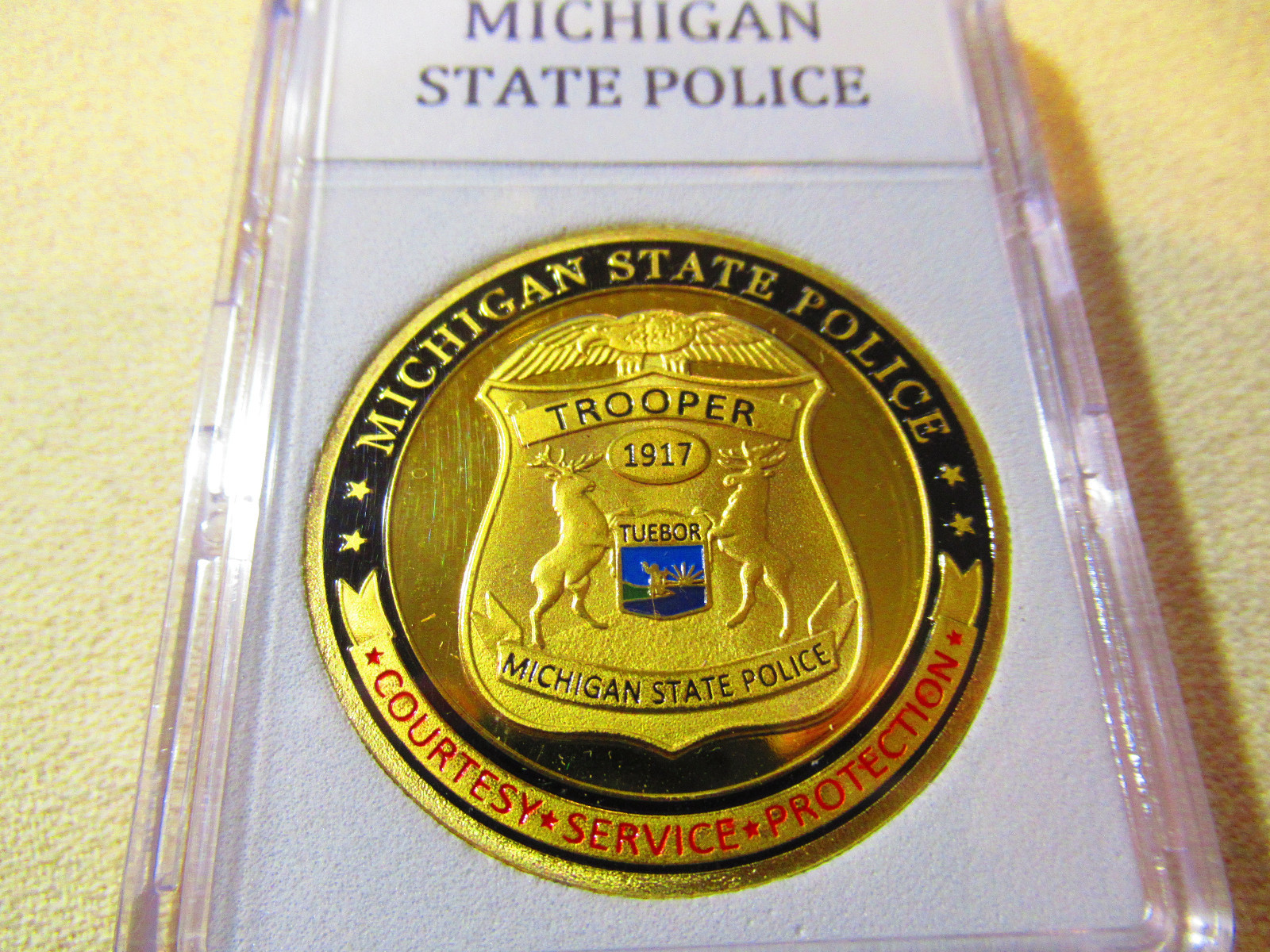MICHIGAN STATE POLICE Challenge Coin