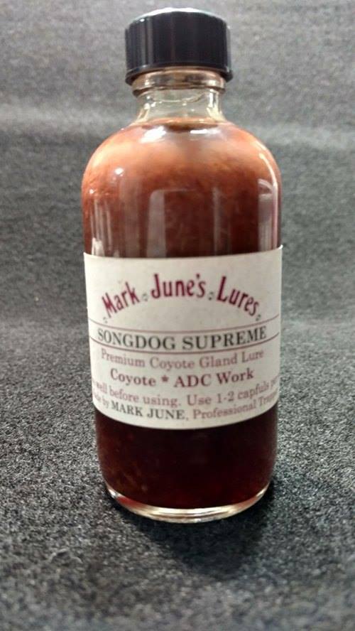 1 OZ  MARK JUNE'S SONGDOG SUPREME COYOTE GLAND LURE TRAPPING PREDATOR LURE