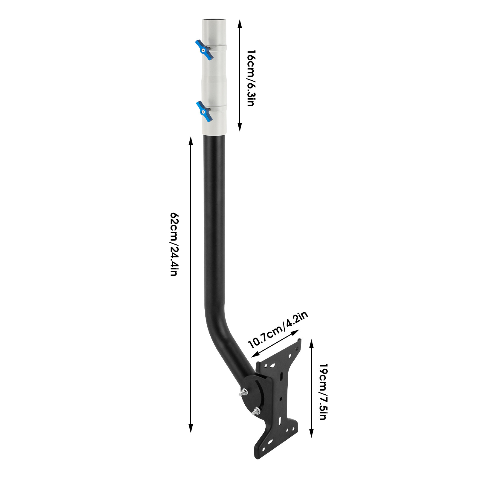 Adjustable Link Mounting Kit Steel Link Long Wall Mount Link Roof Mount 220lbs