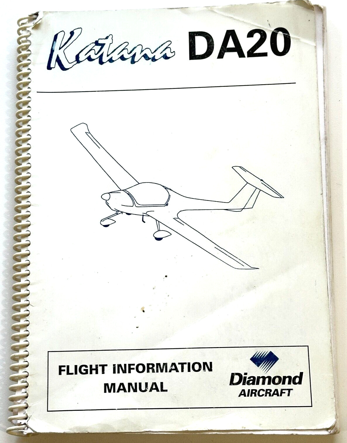 Diamond Aircraft Katana DA20 Flight Information Manual Book