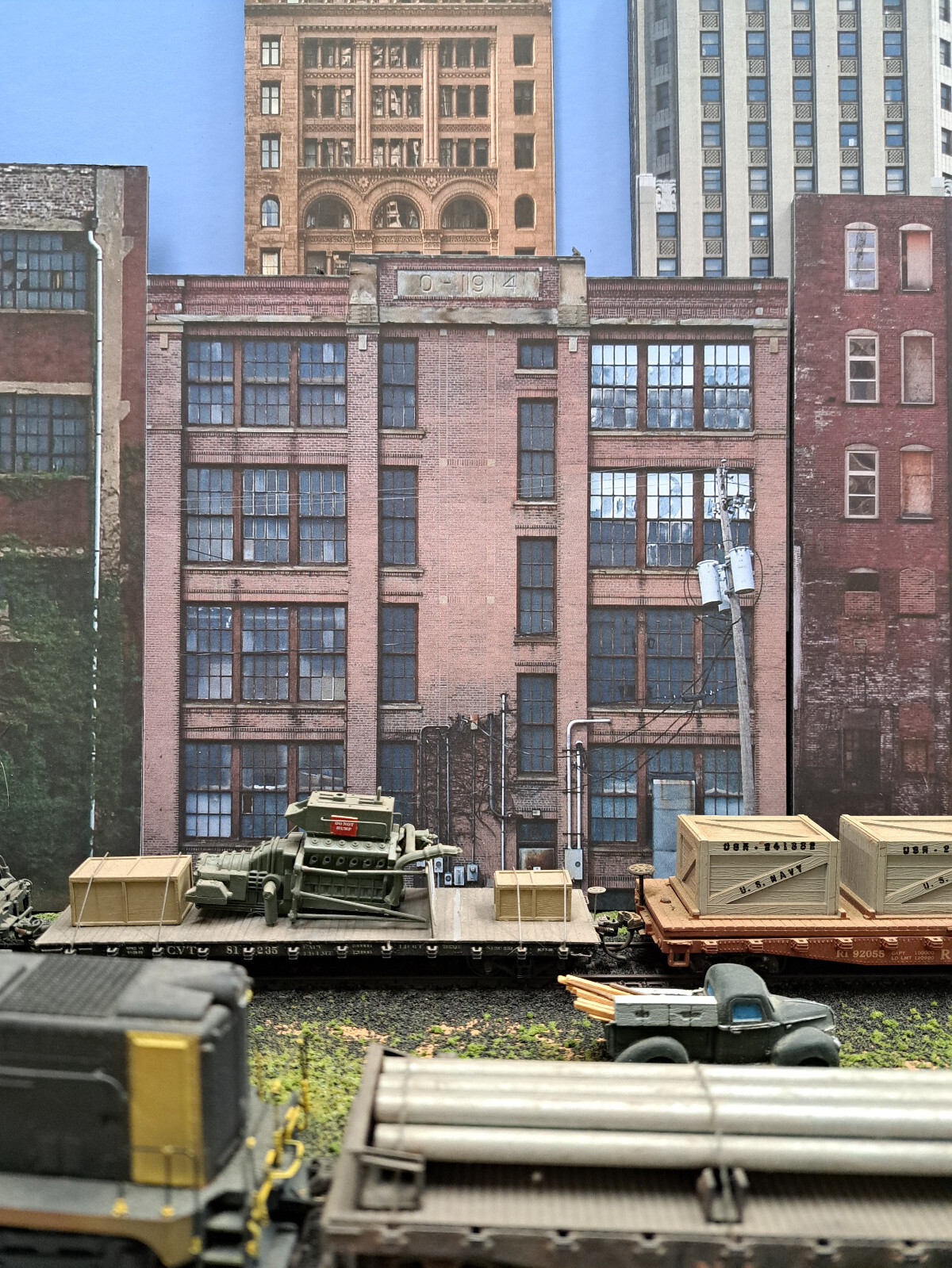 TRACKSIDEFLATS #161 HO scale portage polymers side