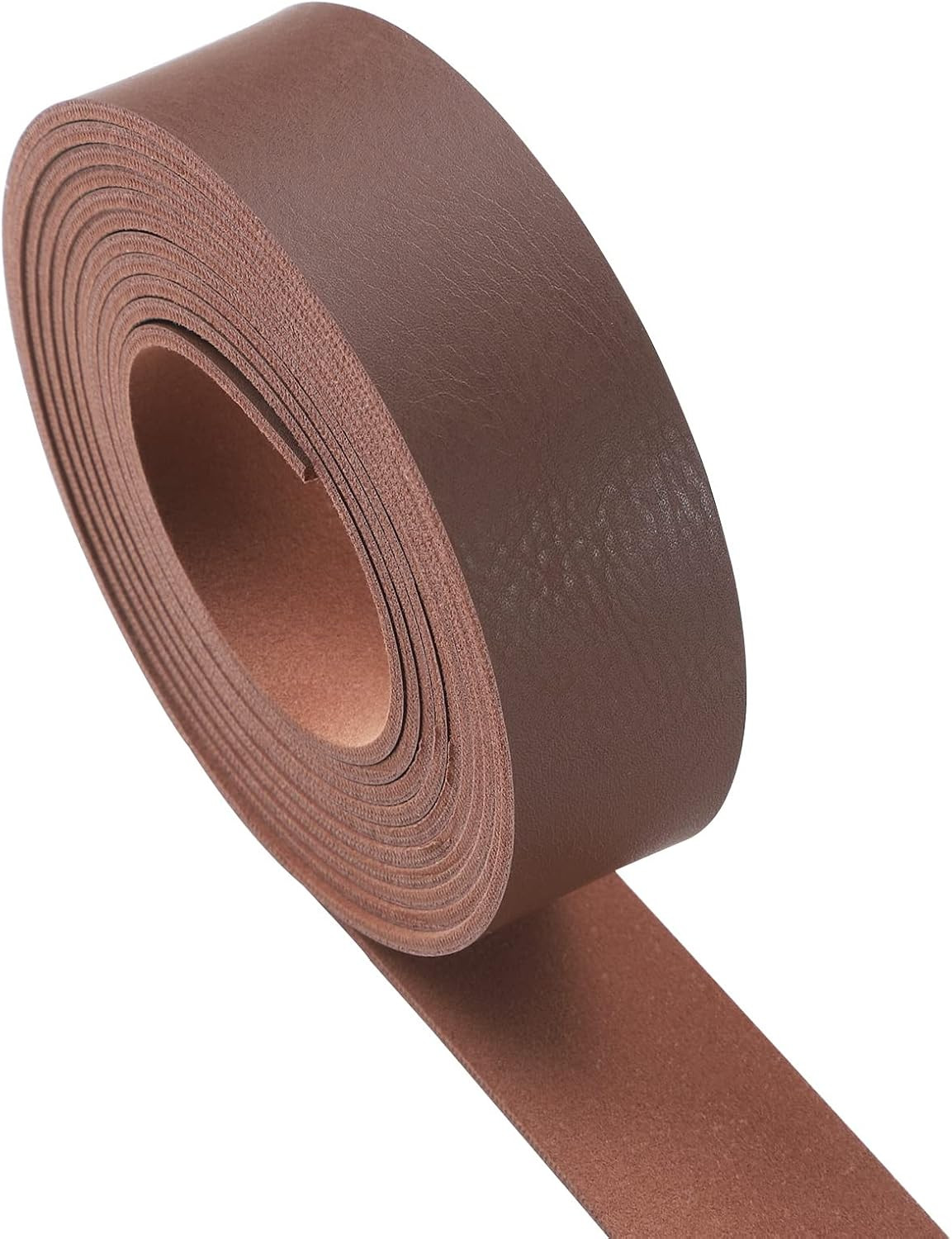 Leather Strap 1 Inch Wide 100 Inches Long, Leather Strips for DIY Craft Projects