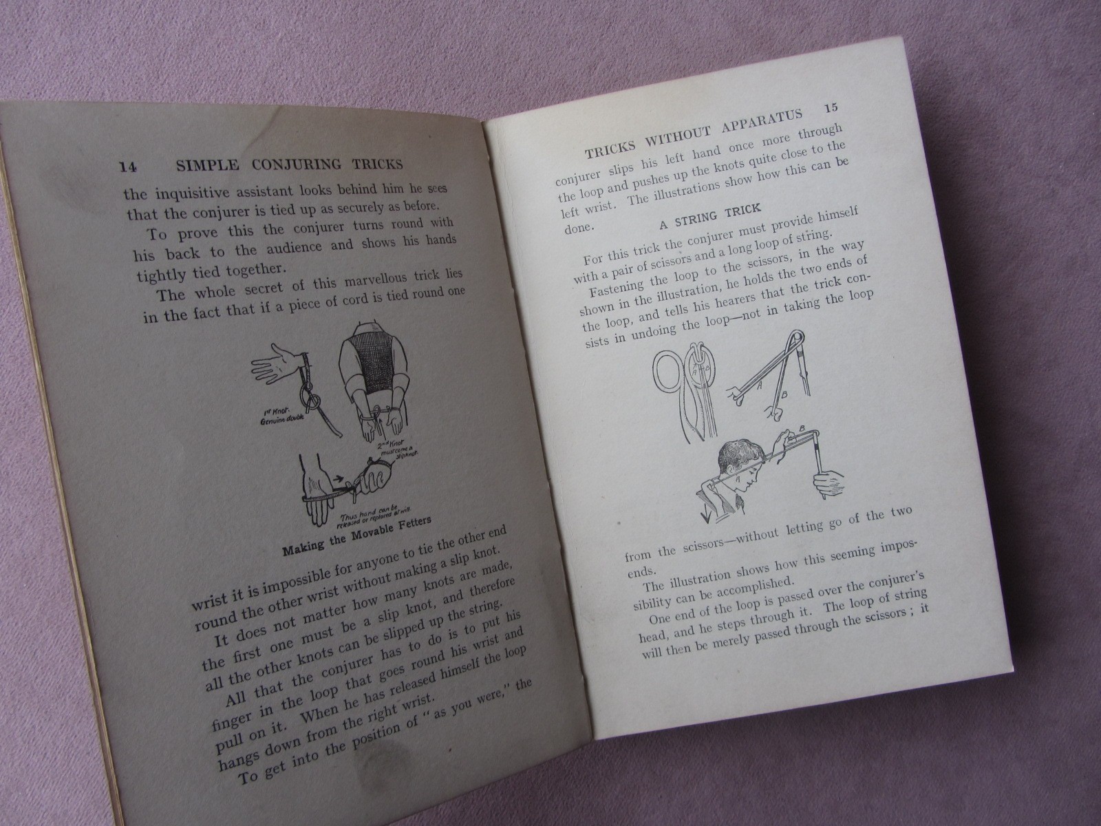 1915 Simple Conjuring Tricks That Anybody Can Perform Book Will Goldston Magic