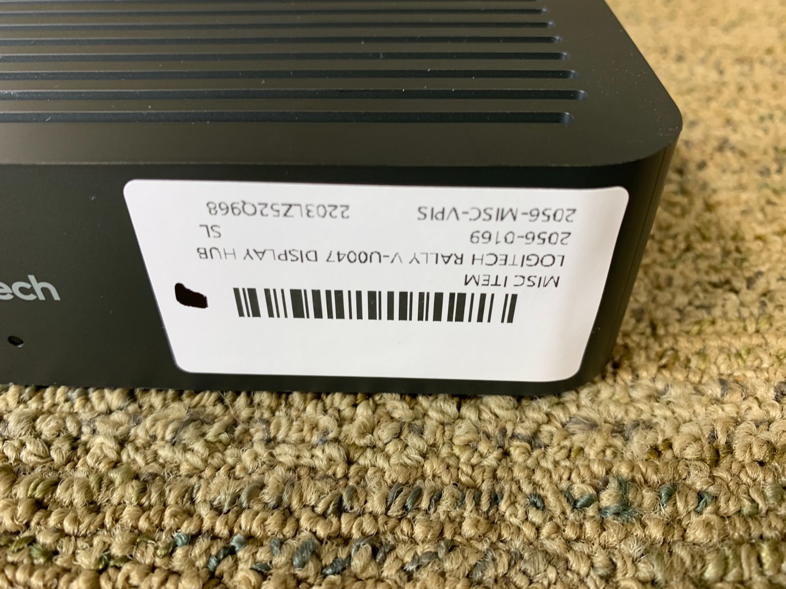 Logitech Rally V-U0047 Table Hub & V-R0009 Display Hub NO PSU's!