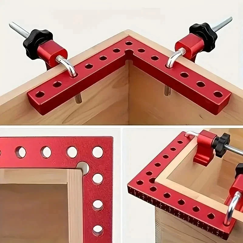 Aluminum Alloy Metal Corner Clamps For Woodworking Positioning 90 Degree 140mm