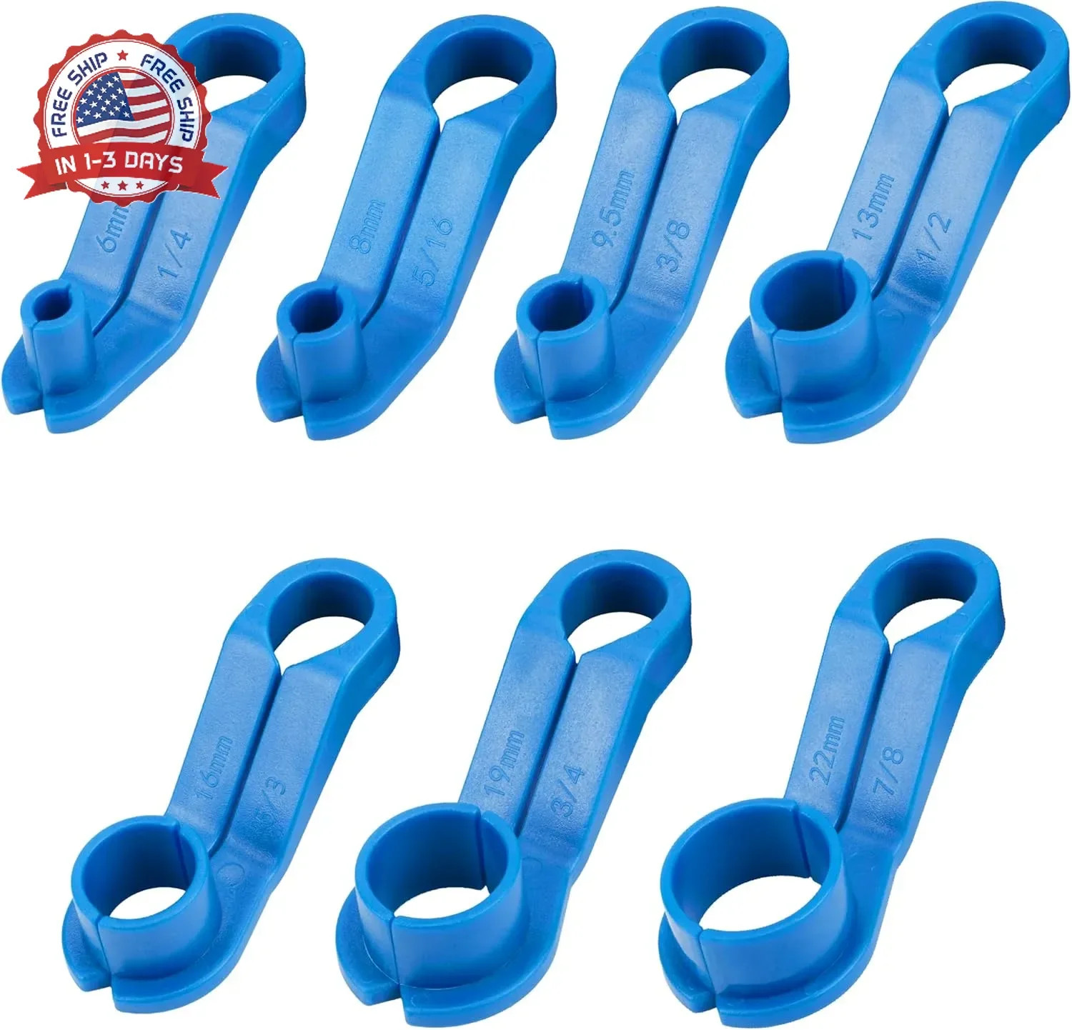 BFXM 7Pcs Fuel Line Disconnect Tool Set, Transmission Line Disconnect Tool | 1/4