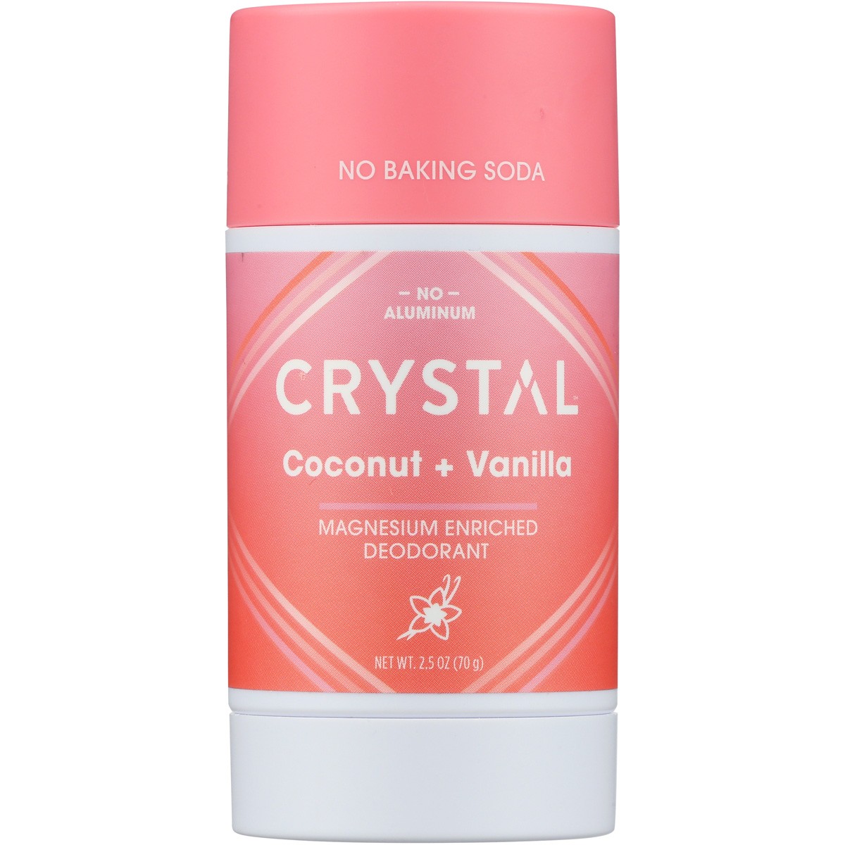 Crystal Magnesium Enriched Deodorant Stick Coconut Vanilla 2.5 Oz