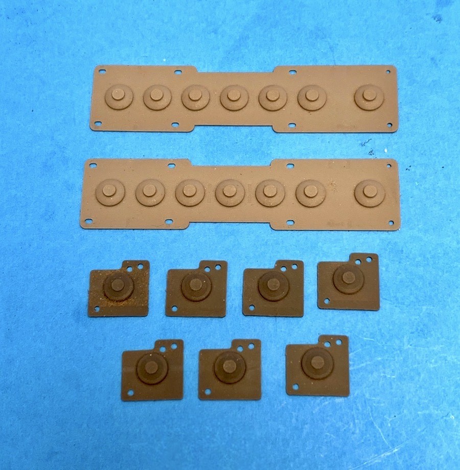 CASIO CT-360 Casiotone Keyboard Genuine Part: Conductive Button Contact Pad Set