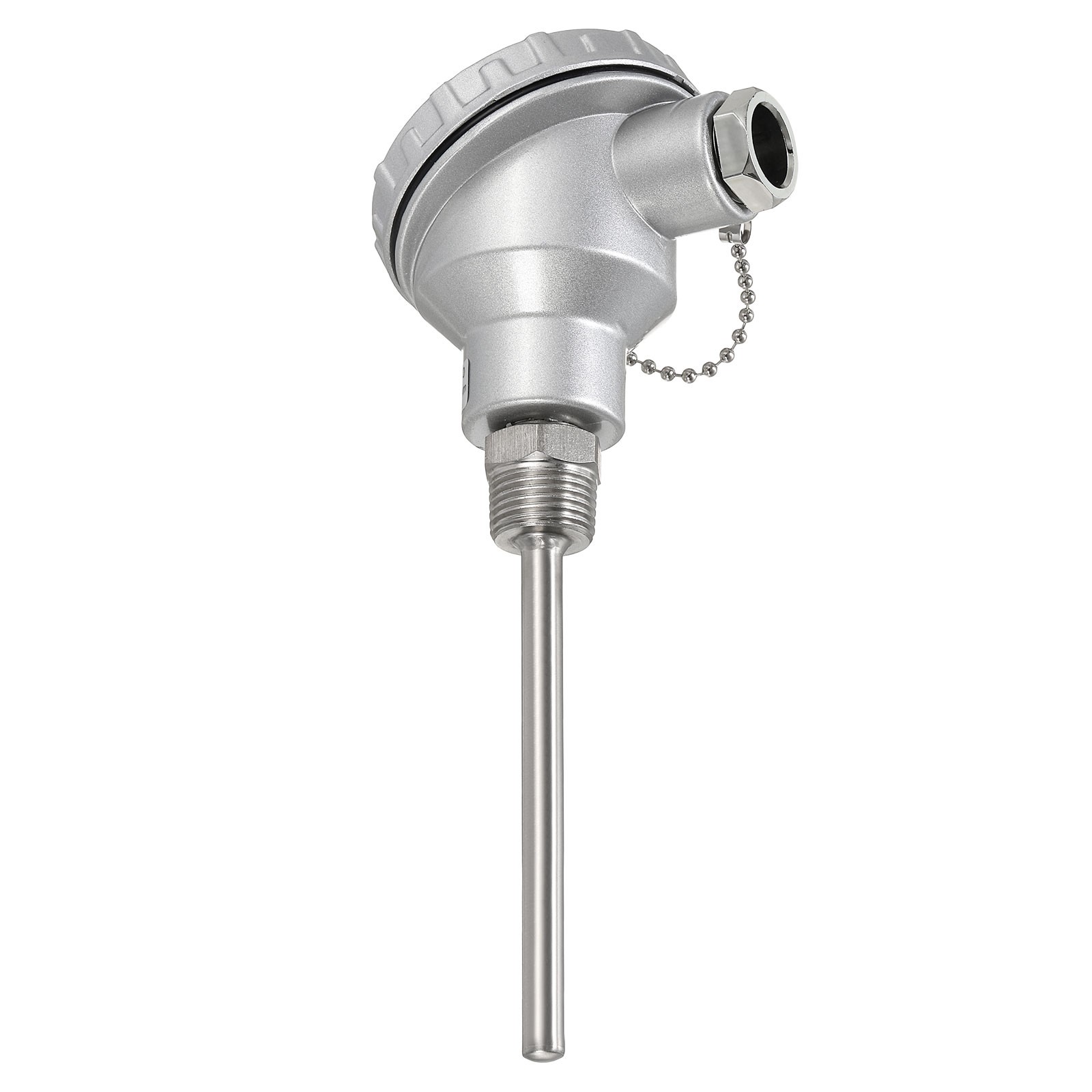 PT100 1/2" NPT RTD Thermocouple Temperature Sensor Probe -50 - 420C, 304 8x100mm