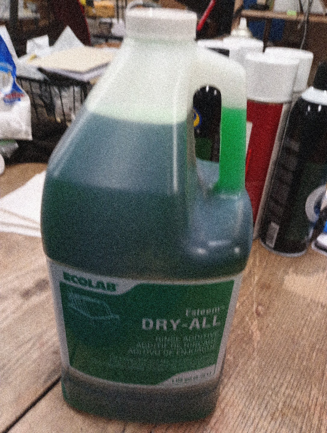 ECOLAB Esteem Dry-All Rinse Additive 04131-087, One Gallon 200 201
