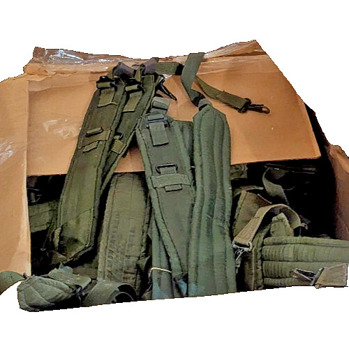 US ARMY MILITARY OD ALICE SUSPENDERS LC1 LC-2 LBE Y-SHOULDER HARNESS NOT ISSUED!